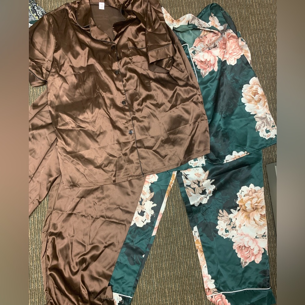NWT Silk PJ Sets Bundle